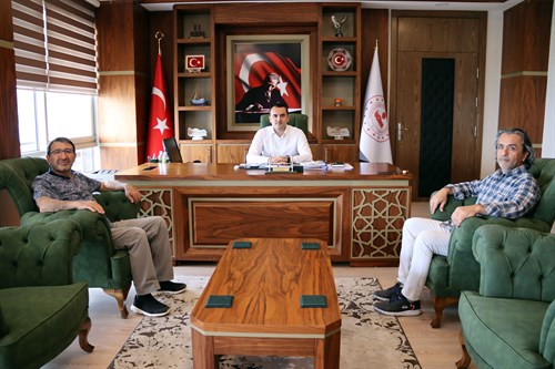 Kaymakamımız Musa Kazım ÇELİK, Misafirlerini Kabul Etti